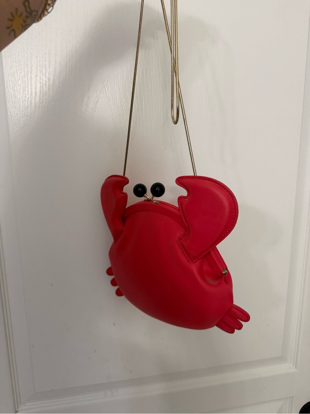 KATE SPADE Make a Splash Crab Crossbody Novelty Purse Handbag Red RARE - Picture 4 of 8
